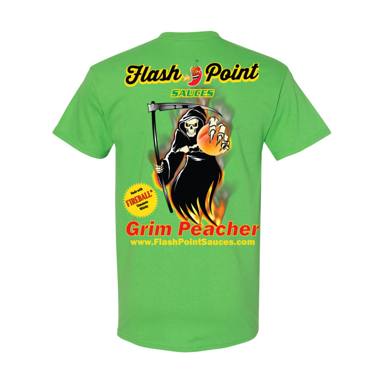 Grim Peacher Short Sleeve T-Shirt