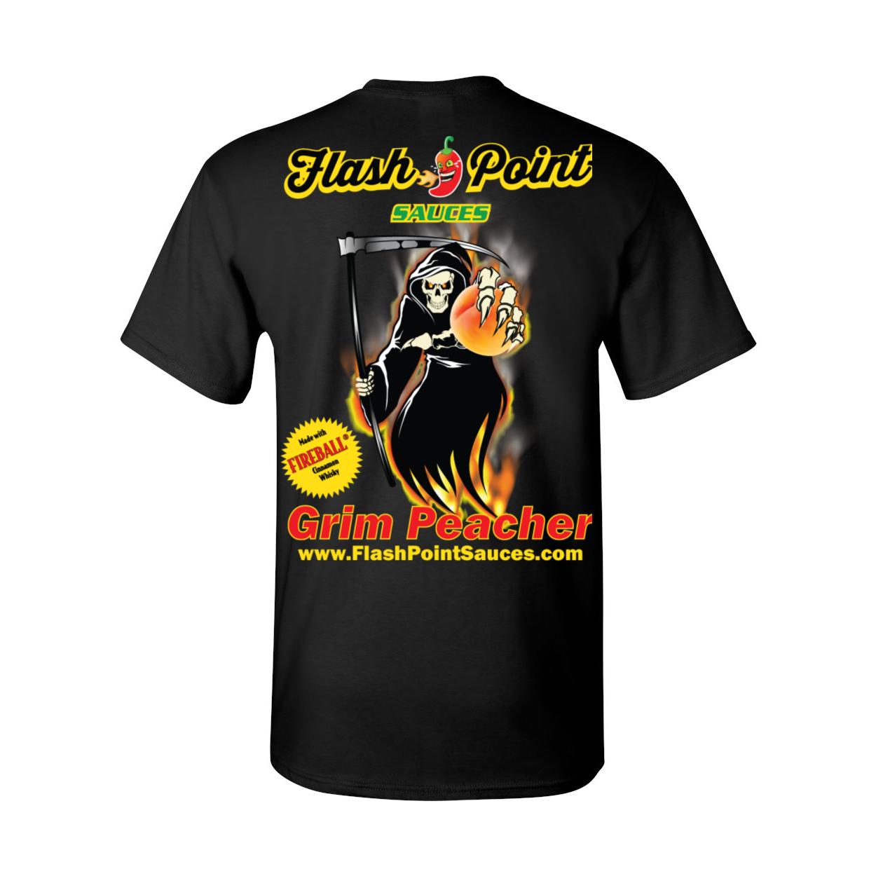 Grim Peacher Short Sleeve T-Shirt