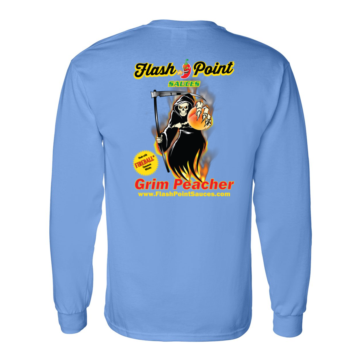 Grim Peacher Heavy Cotton Long Sleeve T-Shirt