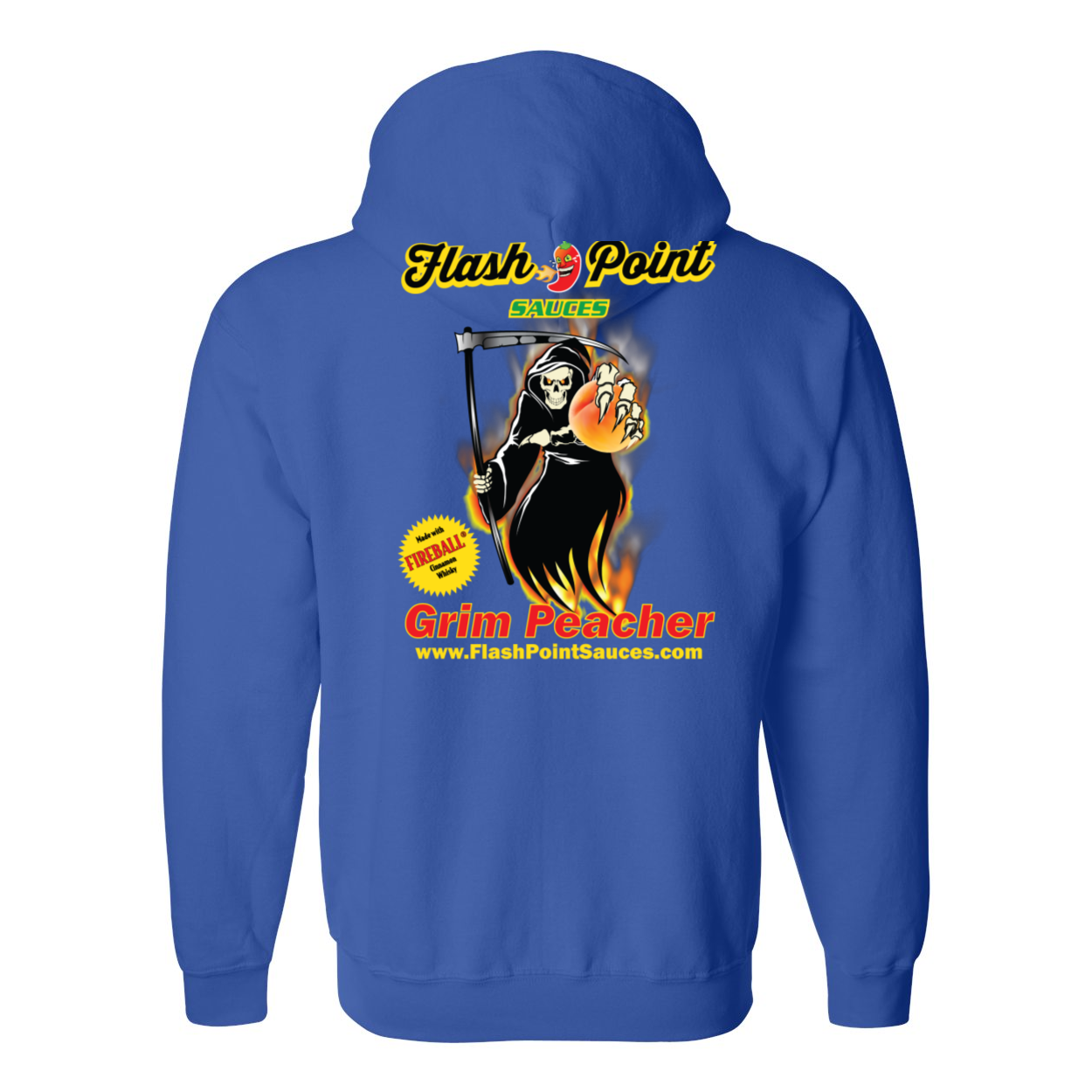 Grim Peacher Heavy Full-Zip Hooded Sweatshirt