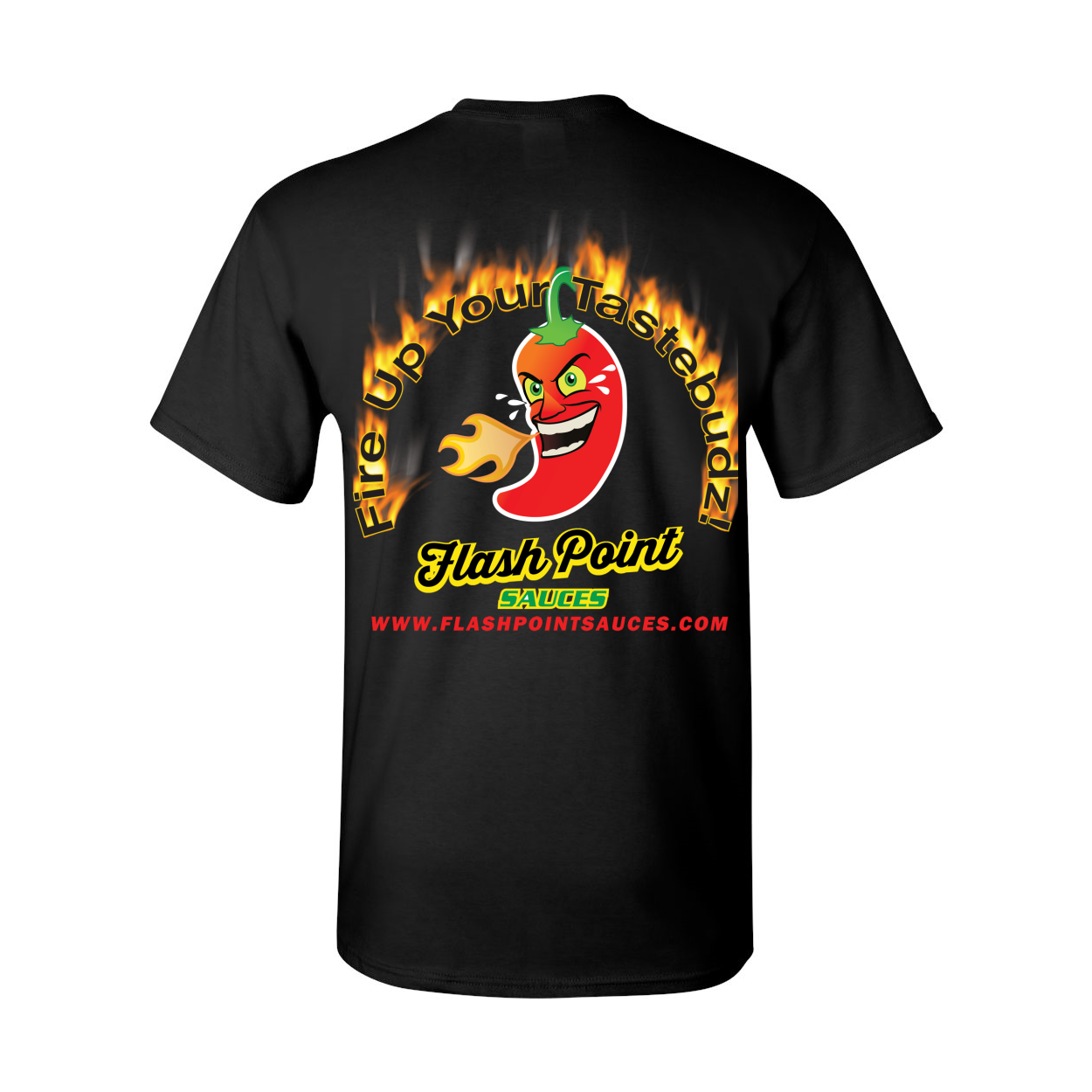 Fire Up Your Tastebudz Short Sleeve T-Shirt